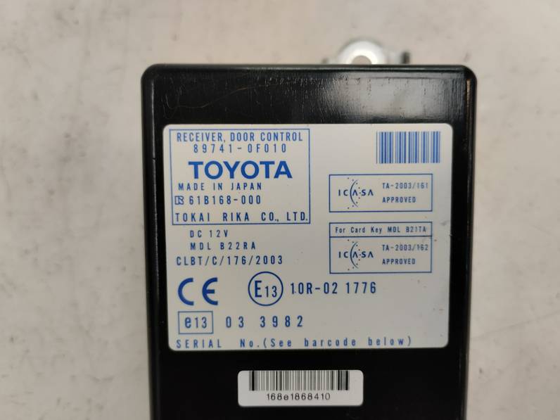 MODULO ELECTRONICO TOYOTA COROLLA VERSO 2008 1.8 16V (129 CV)