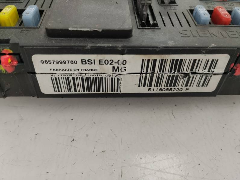 CAJA RELES FUSIBLES CITROEN XSARA PICASSO 2007 1.6 16V HDI FAP (109 CV)