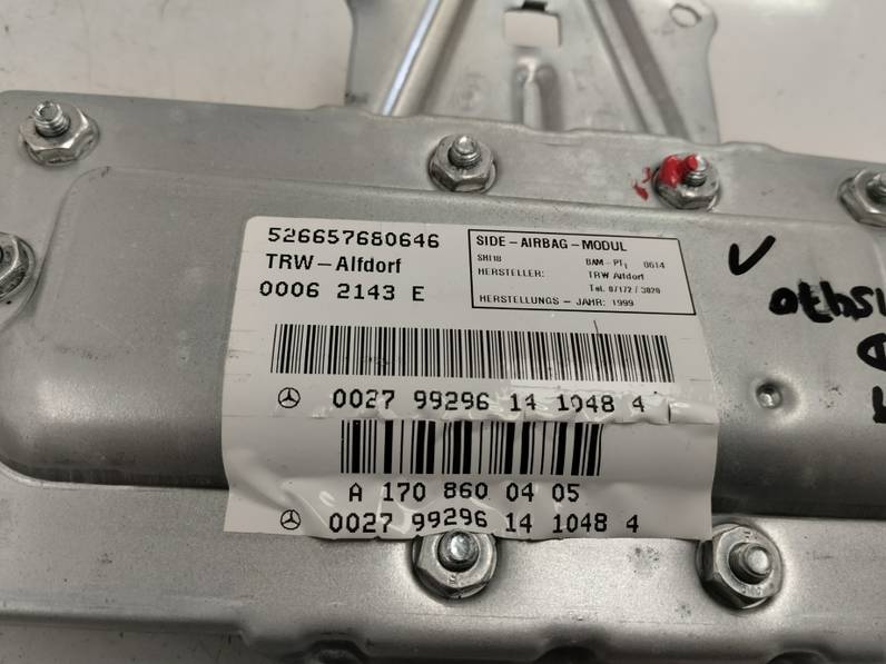 AIRBAG LATERAL DELANTERO DERECHO MERCEDES CLASE CLK COUPE 1999 2.3 COMPRESOR (193 CV)