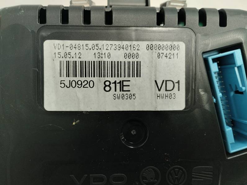 CUADRO INSTRUMENTOS SKODA FABIA 2012 1.2 8V TSI (86 CV)