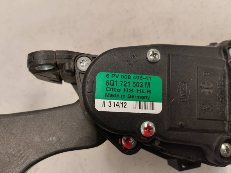 POTENCIOMETRO PEDAL SKODA FABIA 2012 1.2 8V TSI (86 CV)