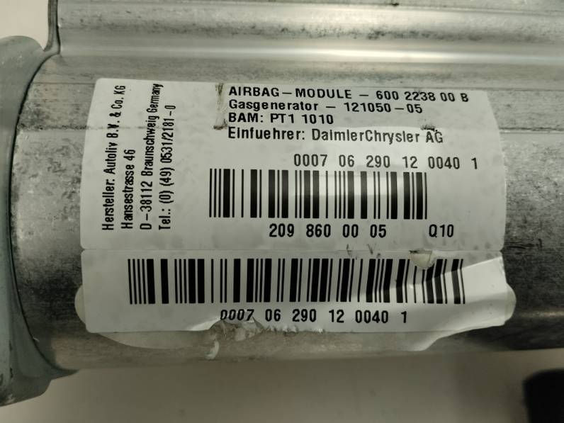 AIRBAG DELANTERO DERECHO MERCEDES CLASE CLK COUPE 2006 1.8 (163 CV)