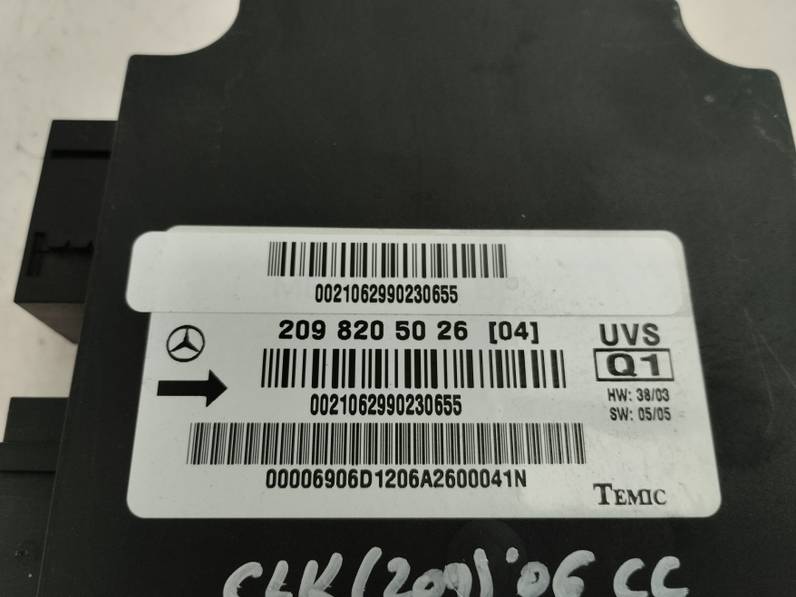 MODULO ELECTRONICO MERCEDES CLASE CLK COUPE 2006 1.8 (163 CV)