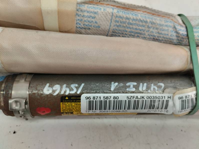 AIRBAG CORTINA DELANTERO IZQUIERDO CITROEN C4 LIM 2011 1.6 HDI FAP (112 CV)