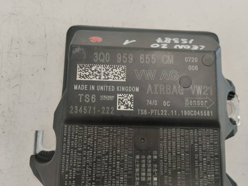 KIT AIRBAG SEAT LEON 2020 1.5 16V TSI ACT (131 CV)