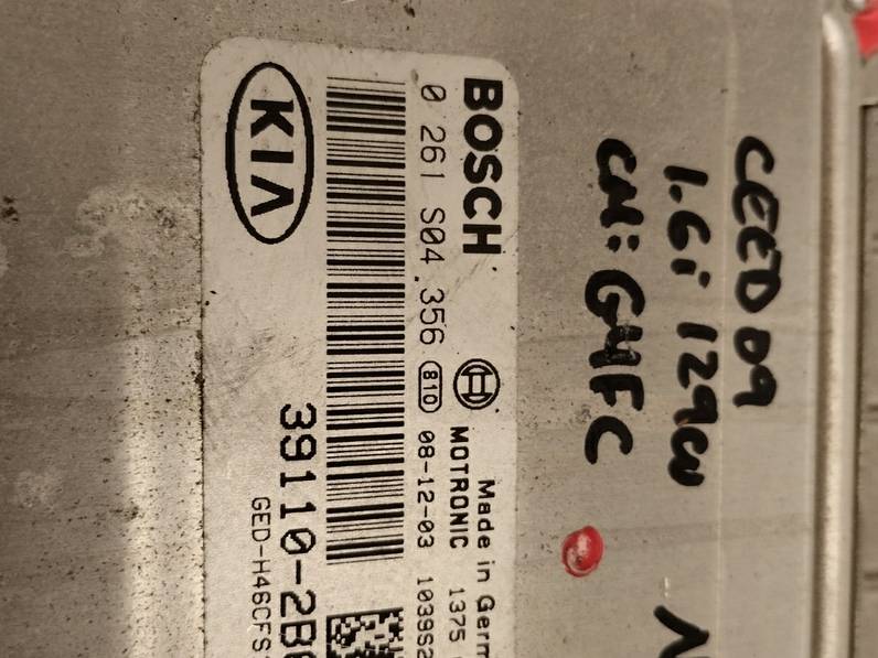 CENTRALITA MOTOR UCE KIA CEE D SPORTY WAGON 2009 1.6 (126 CV)