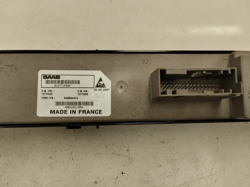 MANDO ELEVALUNAS TRASERO DERECHO SAAB 9 3 BERLINA 2007 2.0 (175 CV)