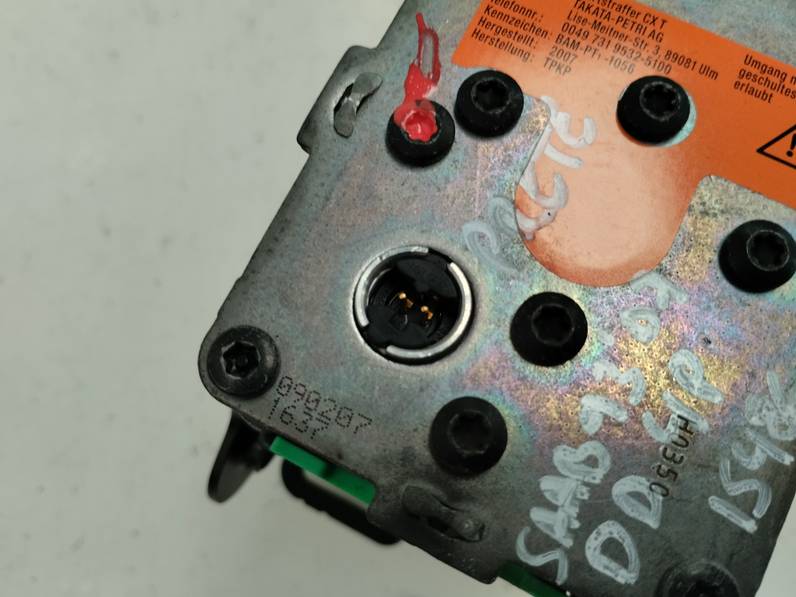 CINTURON SEGURIDAD DELANTERO DERECHO SAAB 9 3 BERLINA 2007 2.0 (175 CV)