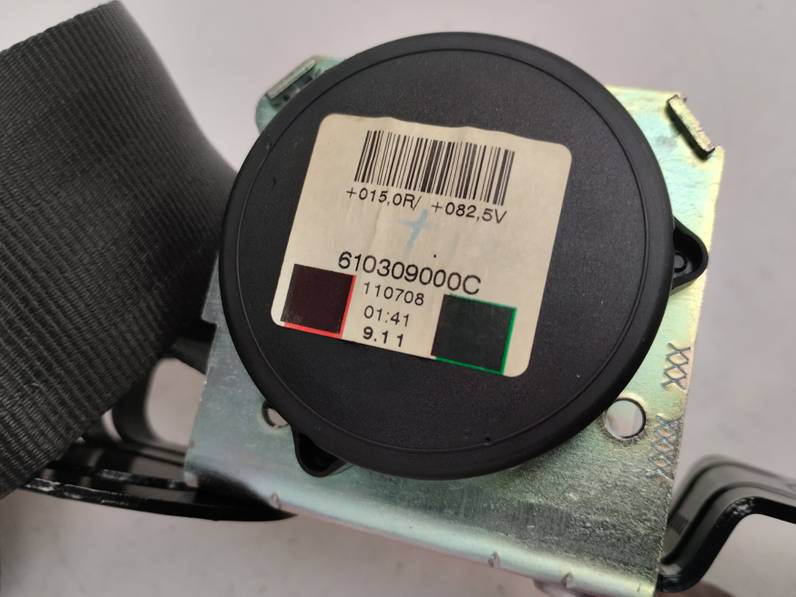 CINTURON SEGURIDAD TRASERO CENTRAL TOYOTA VERSO 2011 1.6 16V (132 CV)