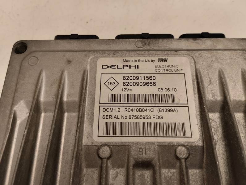 CENTRALITA MOTOR UCE RENAULT CLIO III 2010 1.5 DCI D (65 CV)