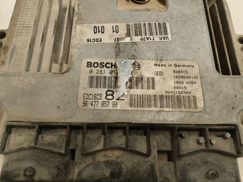 CENTRALITA MOTOR UCE PEUGEOT 206 BERLINA 2002 1.4 HDI (68 CV)