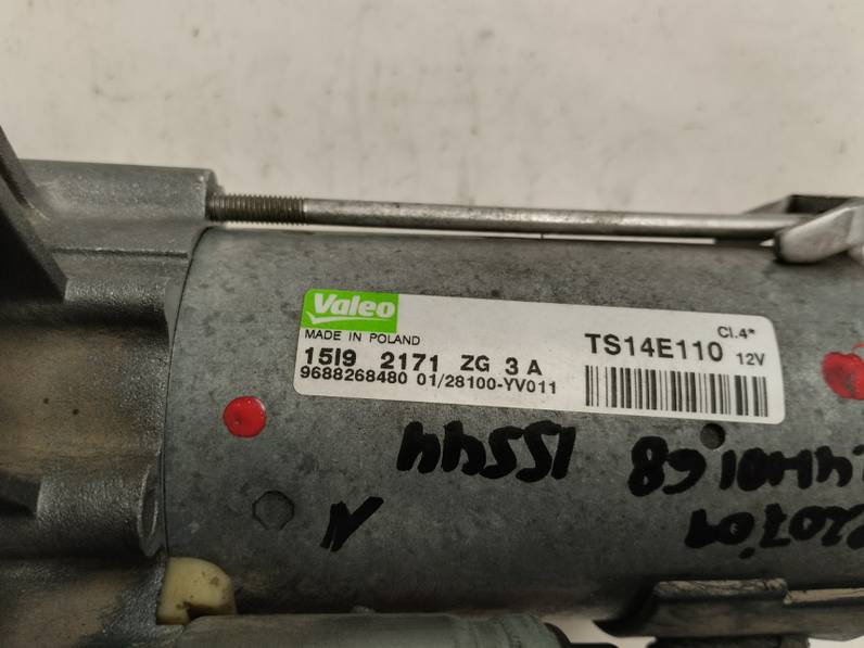 MOTOR ARRANQUE PEUGEOT 207 2009 1.4 HDI (68 CV)