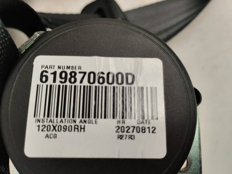 CINTURON SEGURIDAD TRASERO DERECHO NISSAN JUKE 2012 1.6 16V (117 CV)