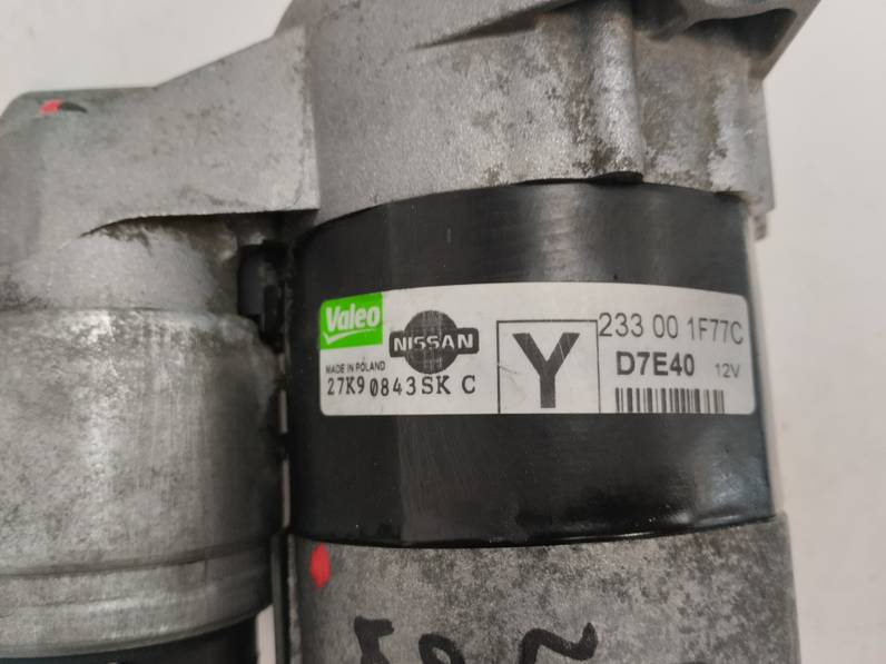 MOTOR ARRANQUE NISSAN MICRA 2010 1.2 (80 CV)