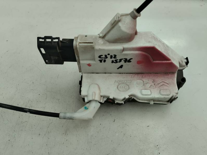 CERRADURA PUERTA TRASERA IZQUIERDA CITROEN C3 2012 1.4 HDI (68 CV)