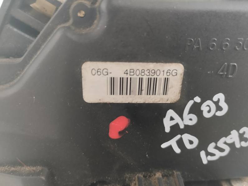 CERRADURA PUERTA TRASERA DERECHA AUDI A6 BERLINA 2003 1.9 TDI (131 CV)