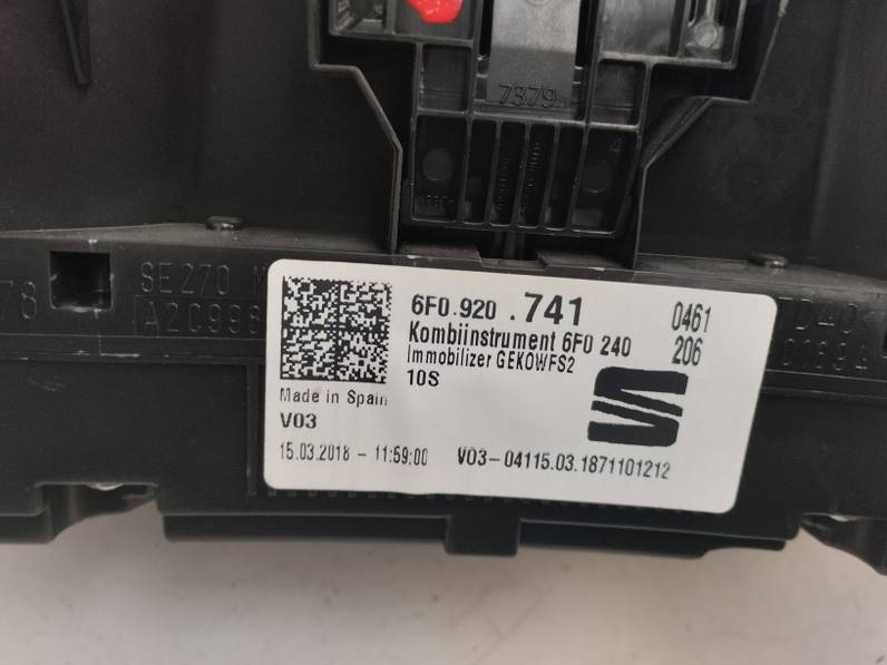 CUADRO INSTRUMENTOS SEAT ARONA 2018 1.6 TDI (95 CV)