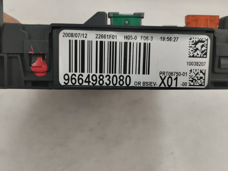 CAJA RELES FUSIBLES PEUGEOT 207 2008 1.4 HDI (68 CV)