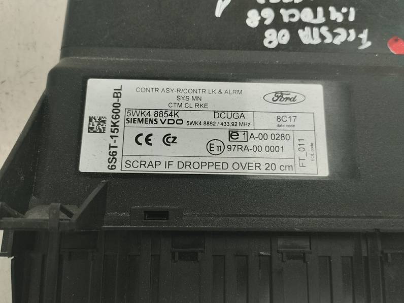 MODULO ELECTRONICO FORD FIESTA 2008 1.4 TDCI (68 CV)