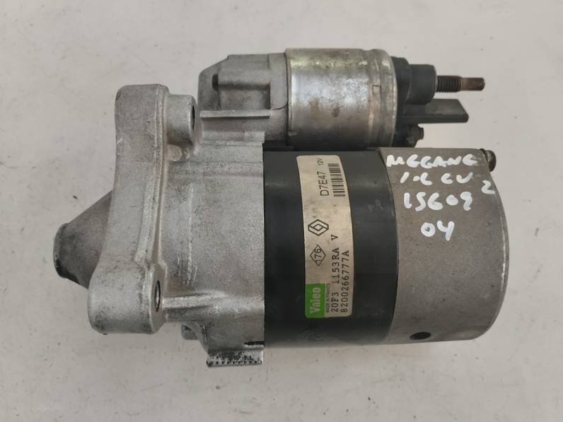 MOTOR ARRANQUE RENAULT MEGANE II BERLINA 5P 2003 1.6 16V (113 CV)