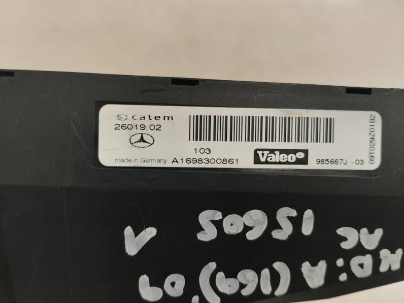 RESISTENCIA CALEFACCION MERCEDES CLASE A 2009 2.0 CDI (109 CV)