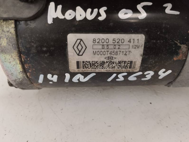 MOTOR ARRANQUE RENAULT MODUS 2005 1.4 16V (98 CV)