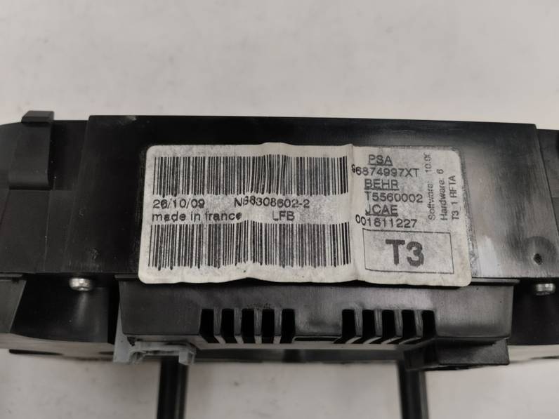 MANDO CLIMATIZADOR PEUGEOT 206 2010 1.4 HDI (68 CV)