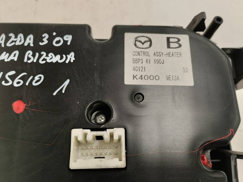 MANDO CLIMATIZADOR MAZDA 3 LIM 2009 2.2 TURBODIESEL (150 CV)