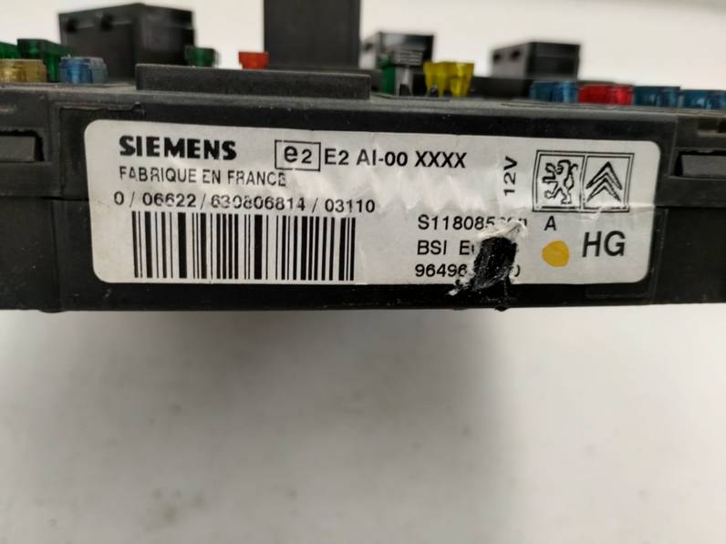 CAJA RELES FUSIBLES CITROEN XSARA PICASSO 2003 2.0 HDI (90 CV)