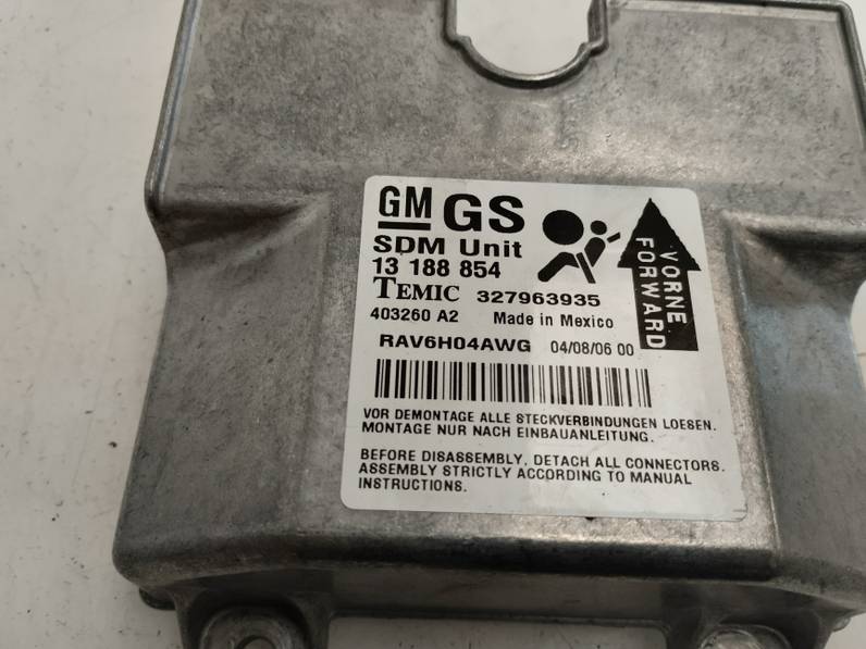 CENTRALITA AIRBAG OPEL ASTRA GTC 2006 1.9 CDTI (120 CV)