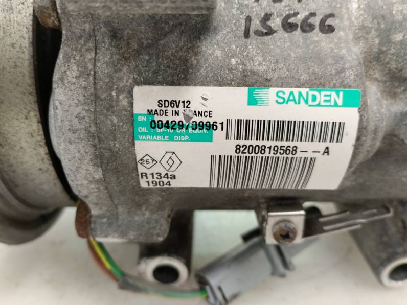 COMPRESOR AIRE ACONDICIONADO RENAULT CLIO III 2009 1.2 16V (101 CV)