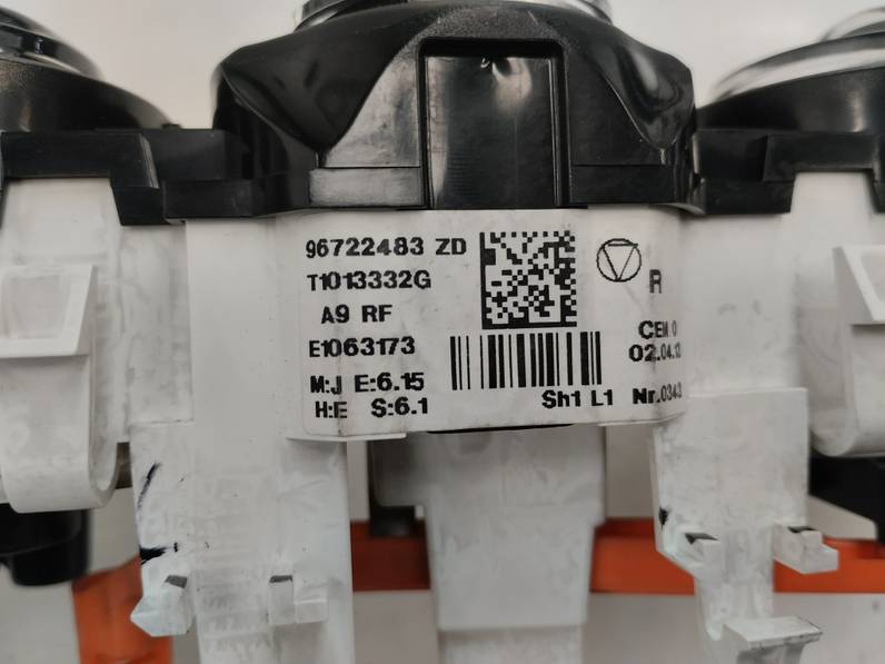 MANDO CALEFACCION AIRE ACONDICIONADO PEUGEOT 208 2013 1.4 HDI FAP (68 CV)