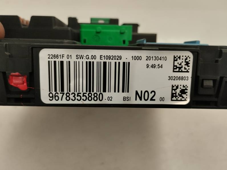 CAJA RELES FUSIBLES PEUGEOT 208 2013 1.4 HDI FAP (68 CV)