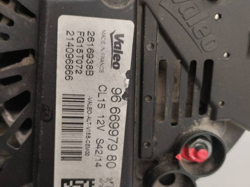 ALTERNADOR CITROEN C4 LIM 2014 1.4 16V (95 CV)