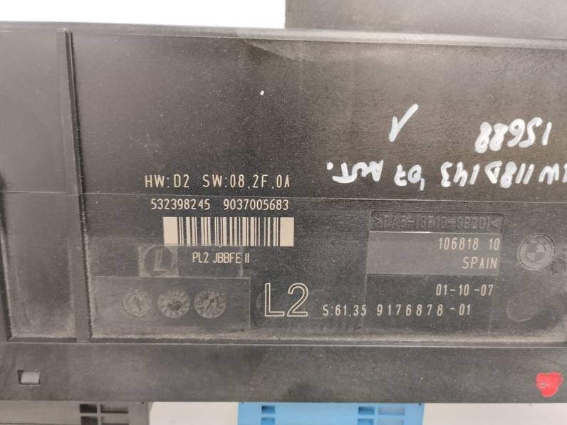 MODULO ELECTRONICO BMW SERIE 1 BERLINA 2007 2.0 TURBODIESEL (143 CV)