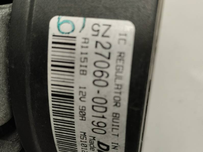 ALTERNADOR TOYOTA AURIS 2007 1.4 16V (97 CV)