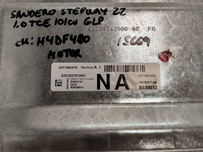 CENTRALITA MOTOR UCE DACIA SANDERO 2022 1.0 TCE (101 CV)