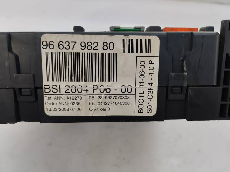 CAJA RELES FUSIBLES PEUGEOT 207 2008 1.4 HDI (68 CV)