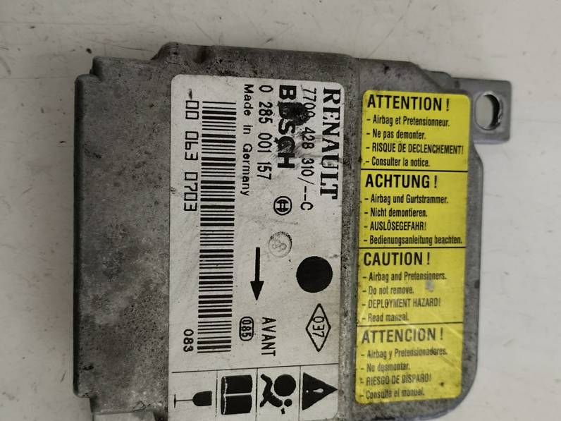 CENTRALITA AIRBAG RENAULT CLIO II FASE I 2000 1.2 (58 CV)