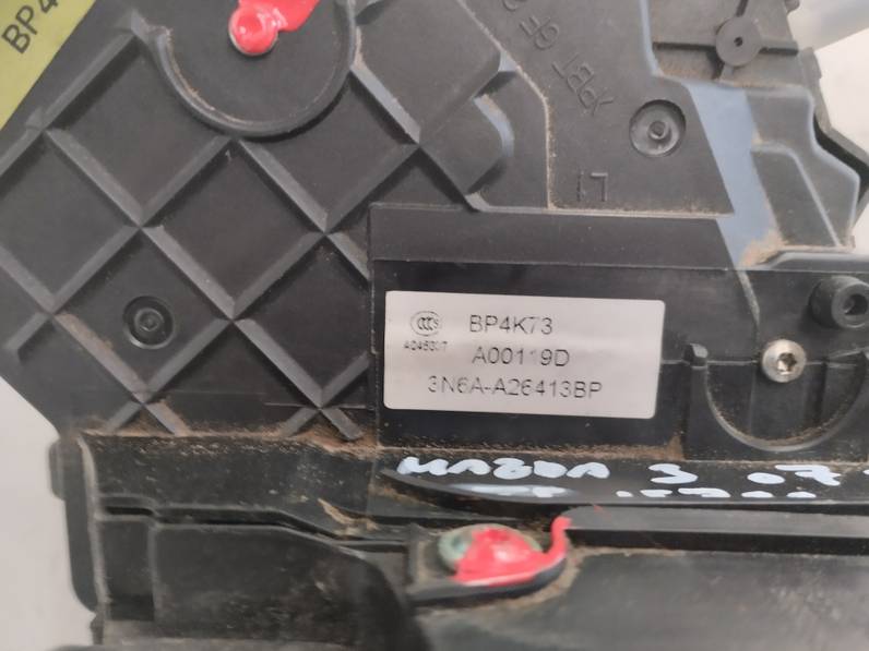 CERRADURA PUERTA TRASERA IZQUIERDA MAZDA 3 BERLINA 2007 1.6 CD D (109 CV)