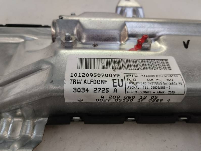 AIRBAG DELANTERO IZQUIERDO MERCEDES CLASE CLK COUPE 2005 3.0 CDI (224 CV)