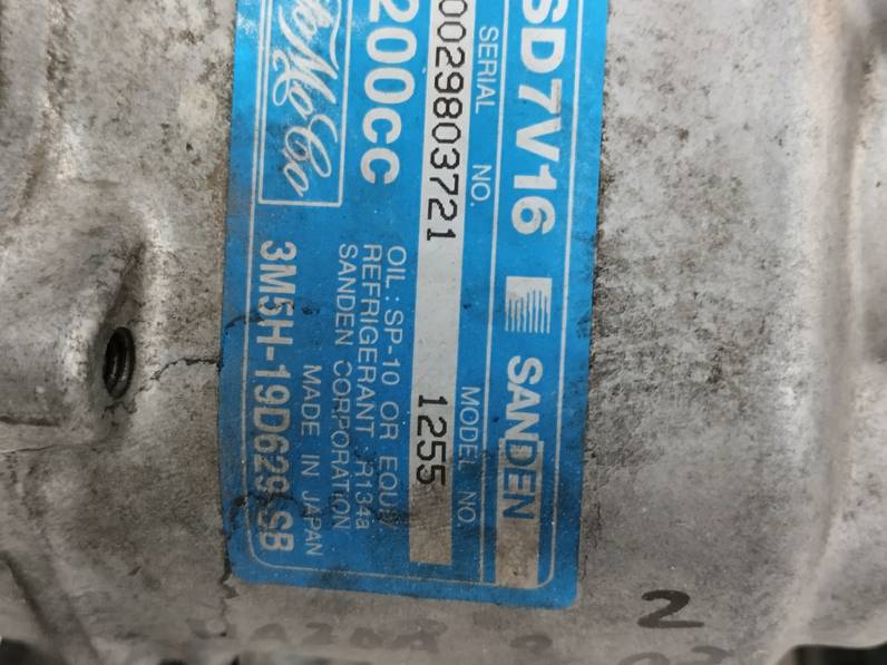 COMPRESOR AIRE ACONDICIONADO MAZDA 3 BERLINA 2007 1.6 CD D (109 CV)