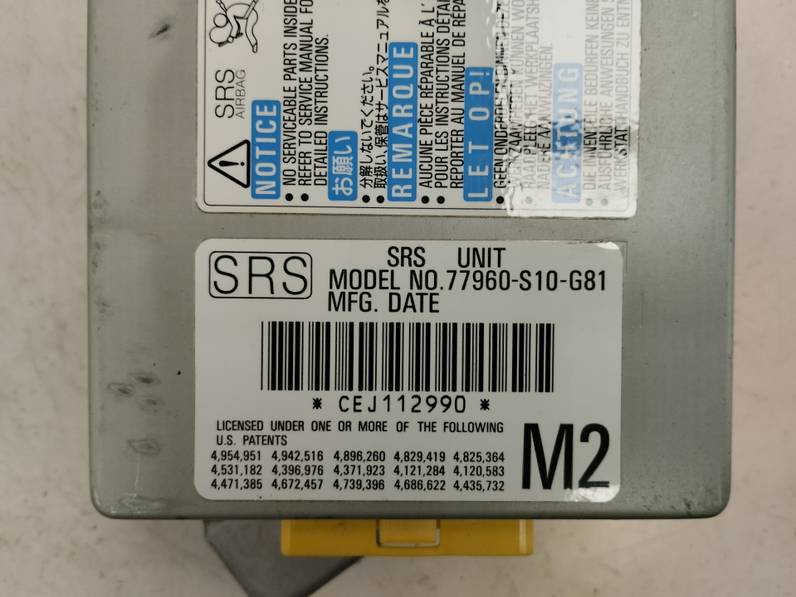 CENTRALITA AIRBAG HONDA CR V 1999 2.0 16V (128 CV)