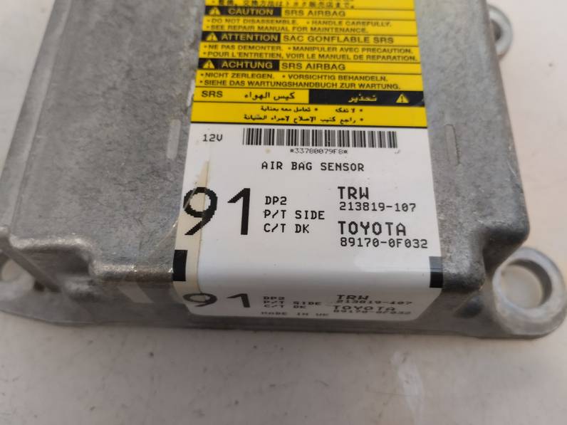 CENTRALITA AIRBAG TOYOTA COROLLA VERSO 2006 2.2 TURBODIESEL (136 CV)