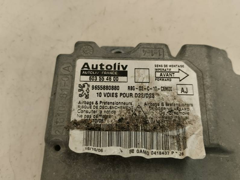 CENTRALITA AIRBAG PEUGEOT 407 2006 2.0 16V HDI (136 CV)