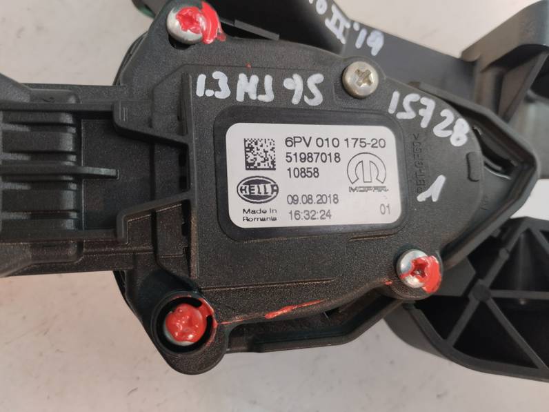 POTENCIOMETRO PEDAL FIAT TIPO II SEDAN 2019 1.3 16V M-JET (95 CV)