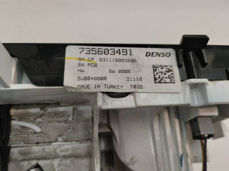 MANDO CALEFACCION AIRE ACONDICIONADO FIAT TIPO II SEDAN 2019 1.3 16V M-JET (95 CV)