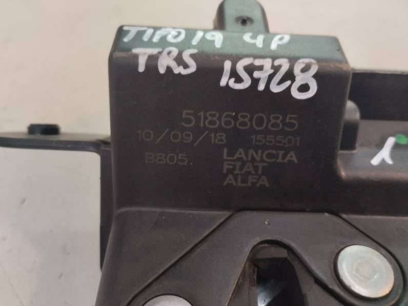 CERRADURA MALETERO PORTON FIAT TIPO II SEDAN 2019 1.3 16V M-JET (95 CV)