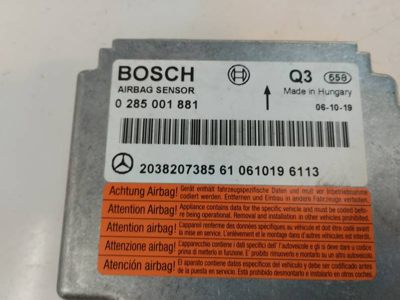 CENTRALITA AIRBAG MERCEDES CLASE C BERLINA 2007 1.8 (143 CV)