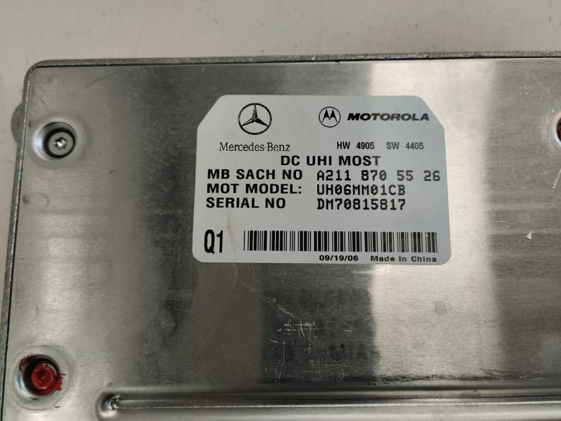 MODULO ELECTRONICO MERCEDES CLASE C BERLINA 2007 1.8 (143 CV)